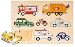 Goki Plug Transportation Puzzle (8 Piece)