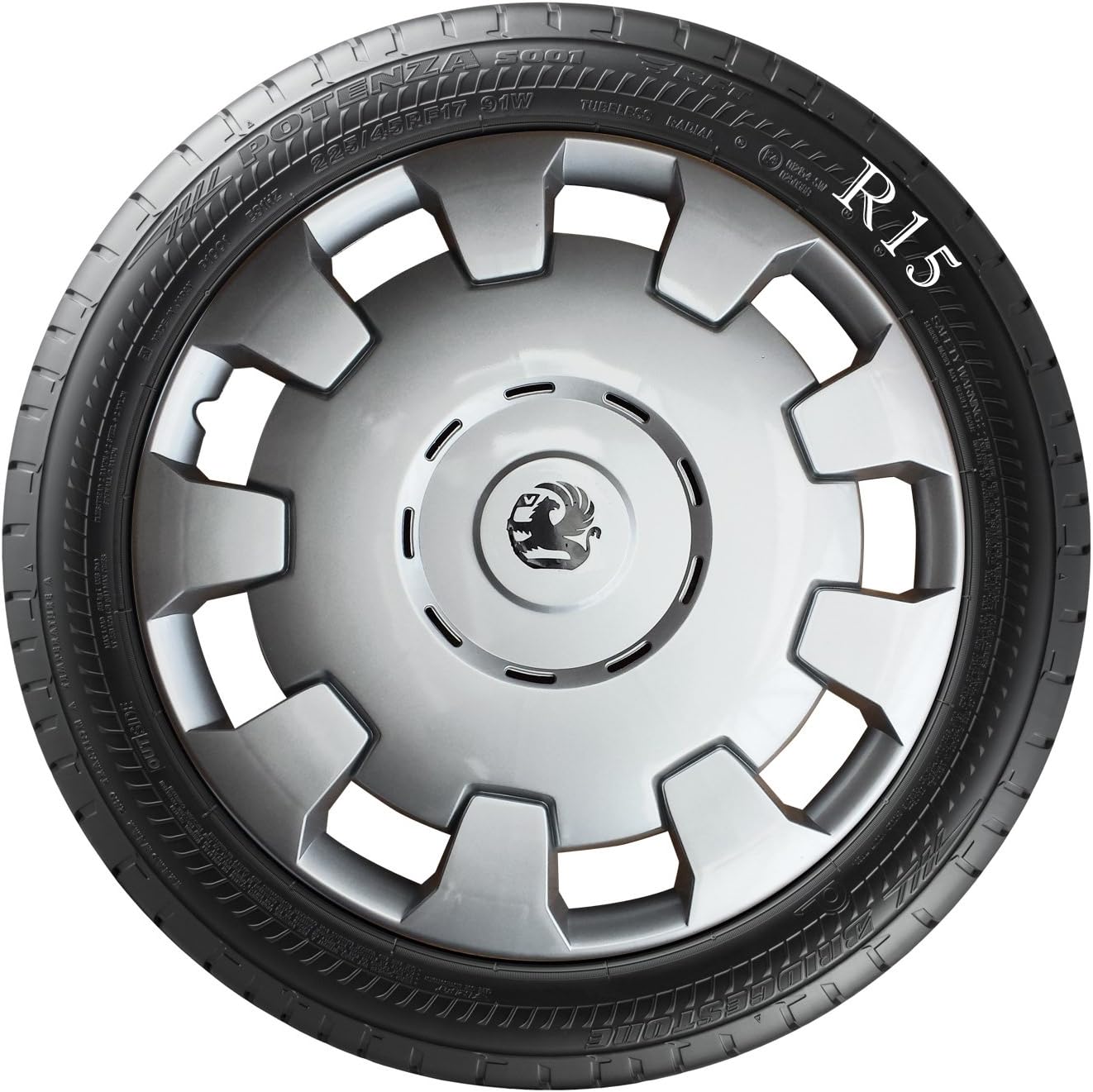 VAUXHALL REPLICA MERIVA ASTRA CORSA ZAFIRA VECTRA 15 INCH WHEEL TRIMS SET OF 4