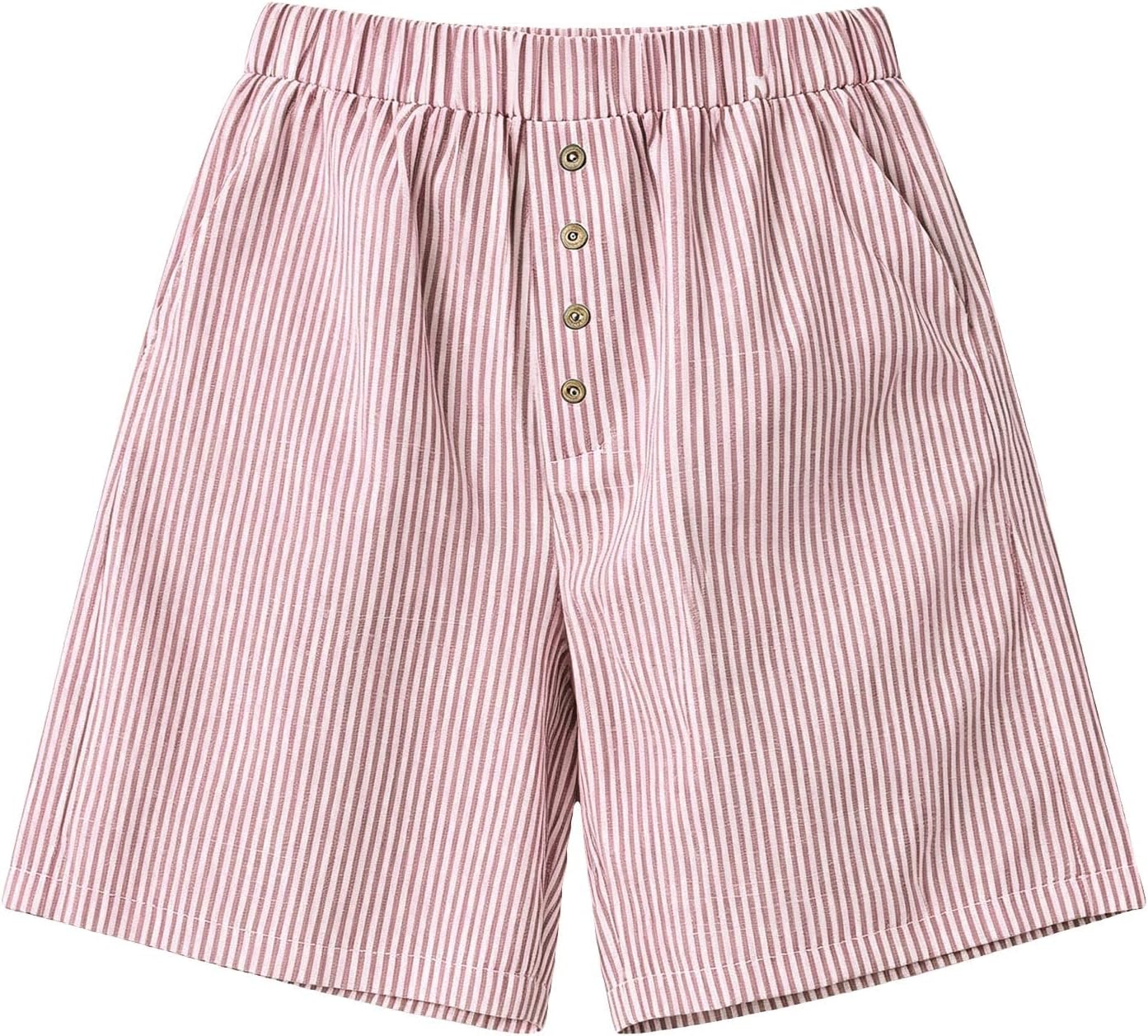 Boxer Shorts for Women Casual Summer Pajama Shorts Gingham Plaid Shorts Y2k Beach Bottoms with Pockets