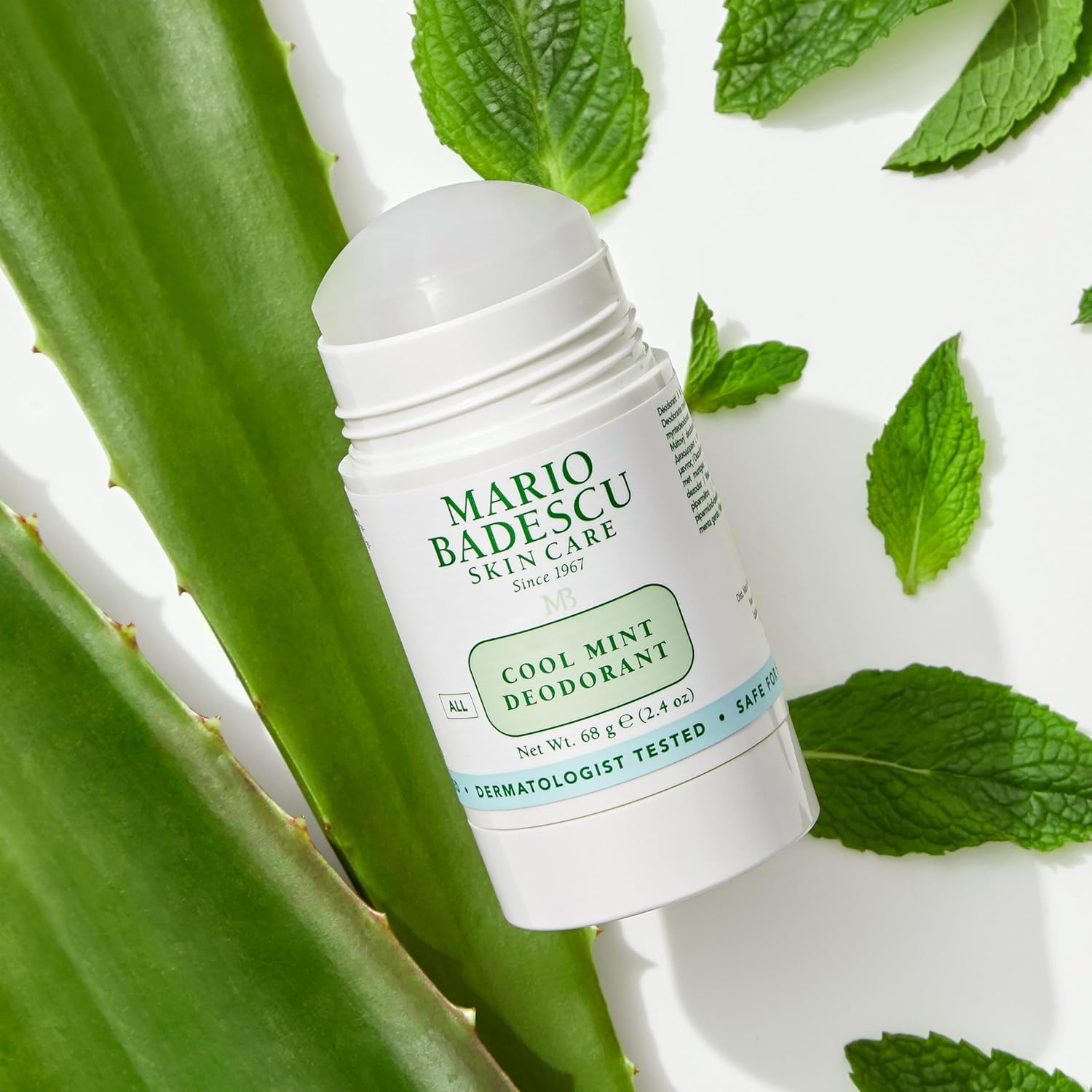 Mario Badescu Aluminum Free Deodorant for Women & Men | Baking Soda & Paraben Free | Underarm Odor Protection for All-Day Freshness | Gentle on Skin | Nourishing Botanical Blend