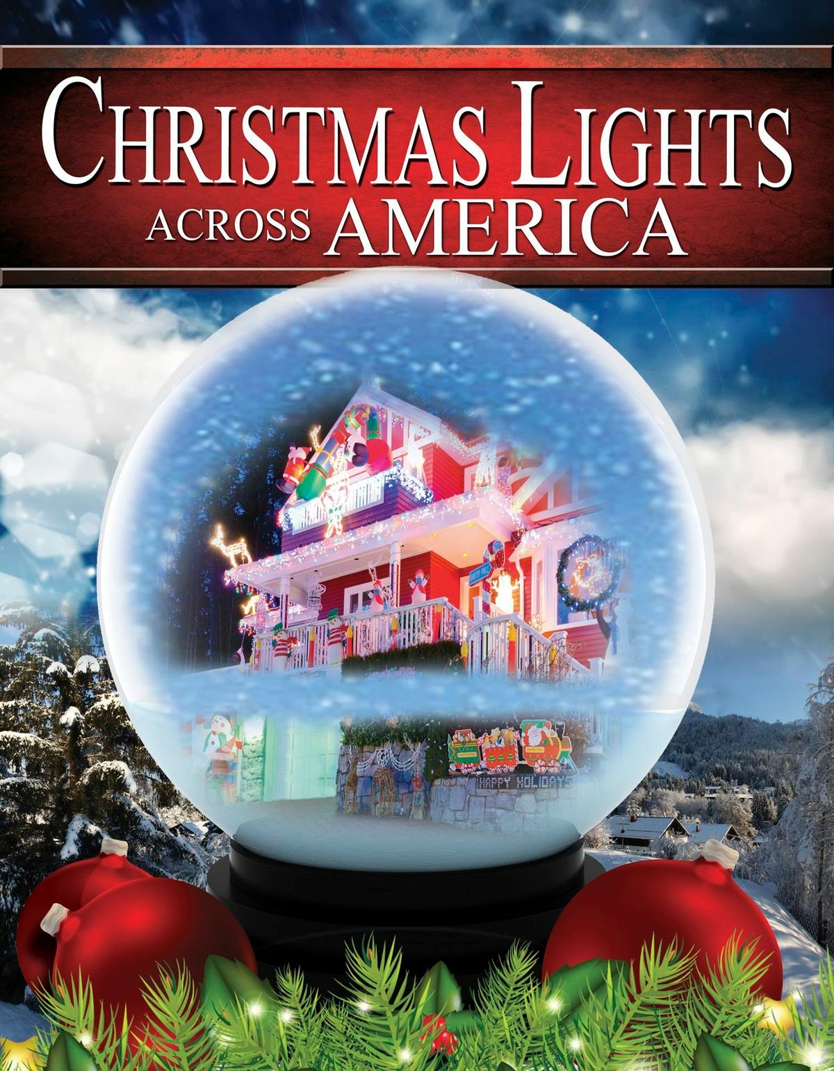 DVD Christmas Light Across America para reproductores de Alemania y Europa