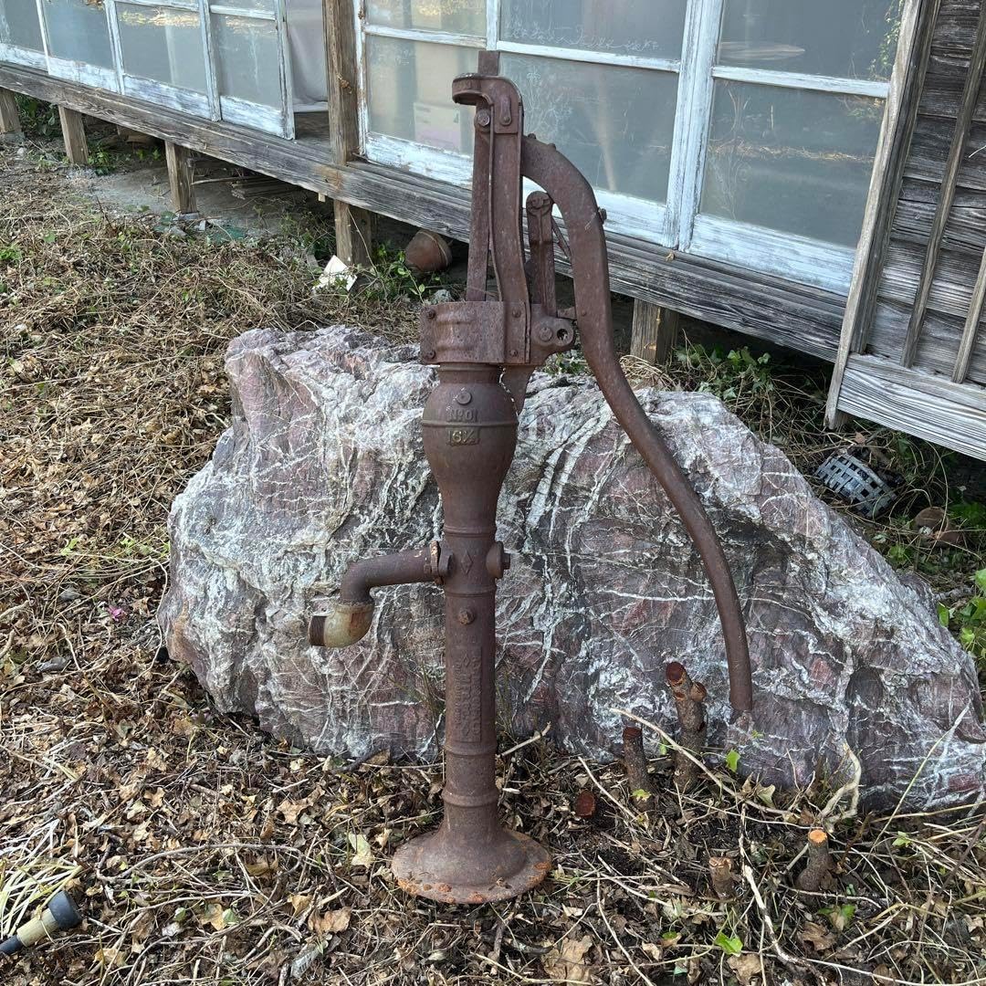 アンティーク 井戸ポンプ アメリカ製 125.5㎝ 昔懐かしい 手動 井戸