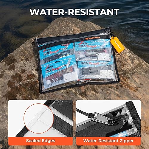 Miniatura 3 de KastKing BaitShield Bolsa de almacenamiento para aparejos de pesca, bordes sellados, protección resistente al agua, construcción duradera y