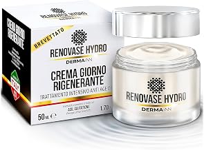 Renovase Hydro Anti-Wrinkle Face Cream for Women and Men, Moisturizing Face, Regenerating with Hyaluronic Acid, Acyl Glutathione and Omega 3 | Hyaluronic Acid Face Cream