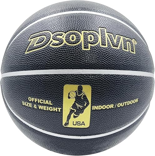 Pelota de baloncesto oficial de baloncesto tamaño 7, antideslizante, resistente al desgaste, rebote alto, pelotas de baloncesto de cuero para