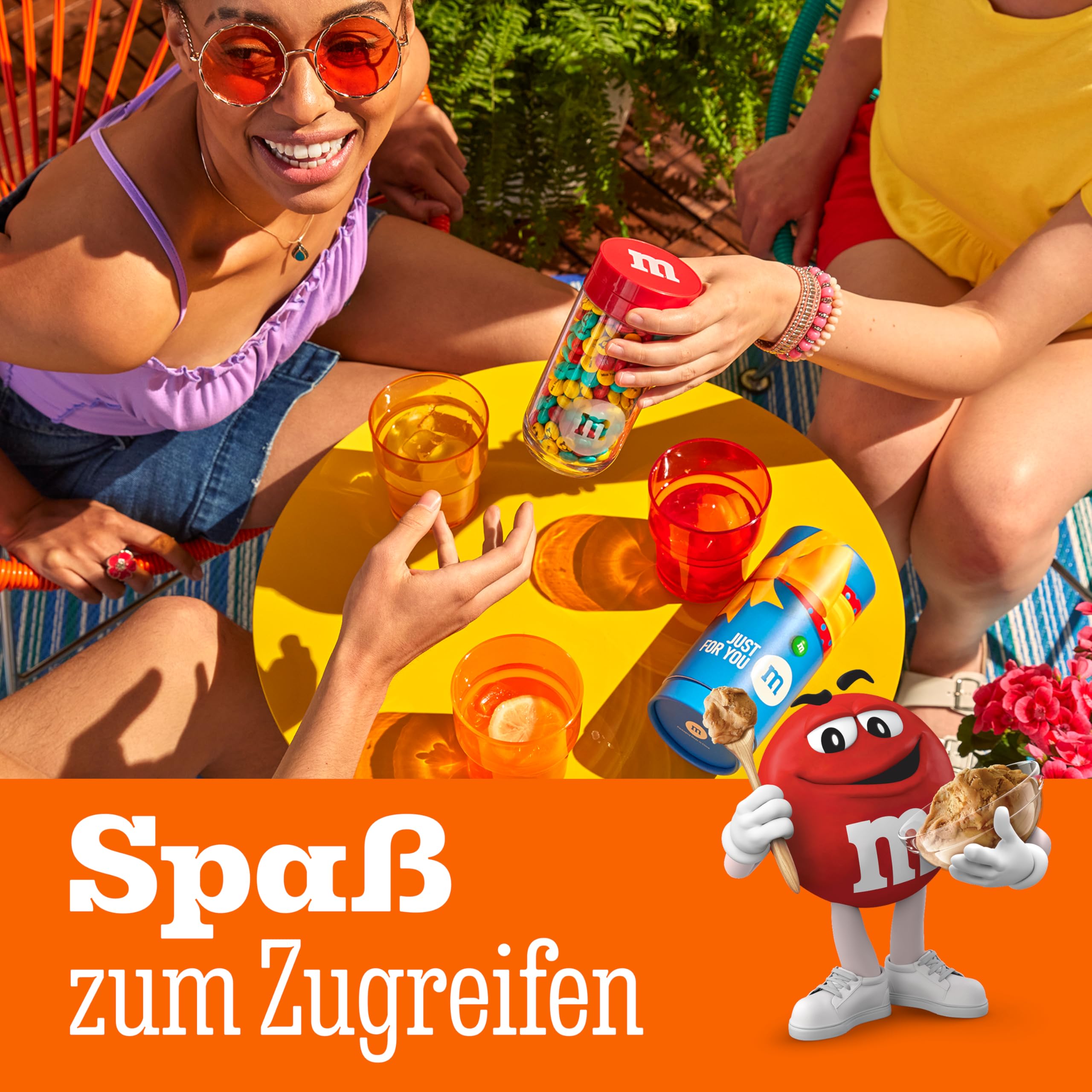 M&M's Cookie Dough, Knackige Schokolinsen mit Keksteiggeschmack und Bunter Zuckerhülle als Süßigkeit, Schokolade zum Teilen, 3960g (33er Pack)