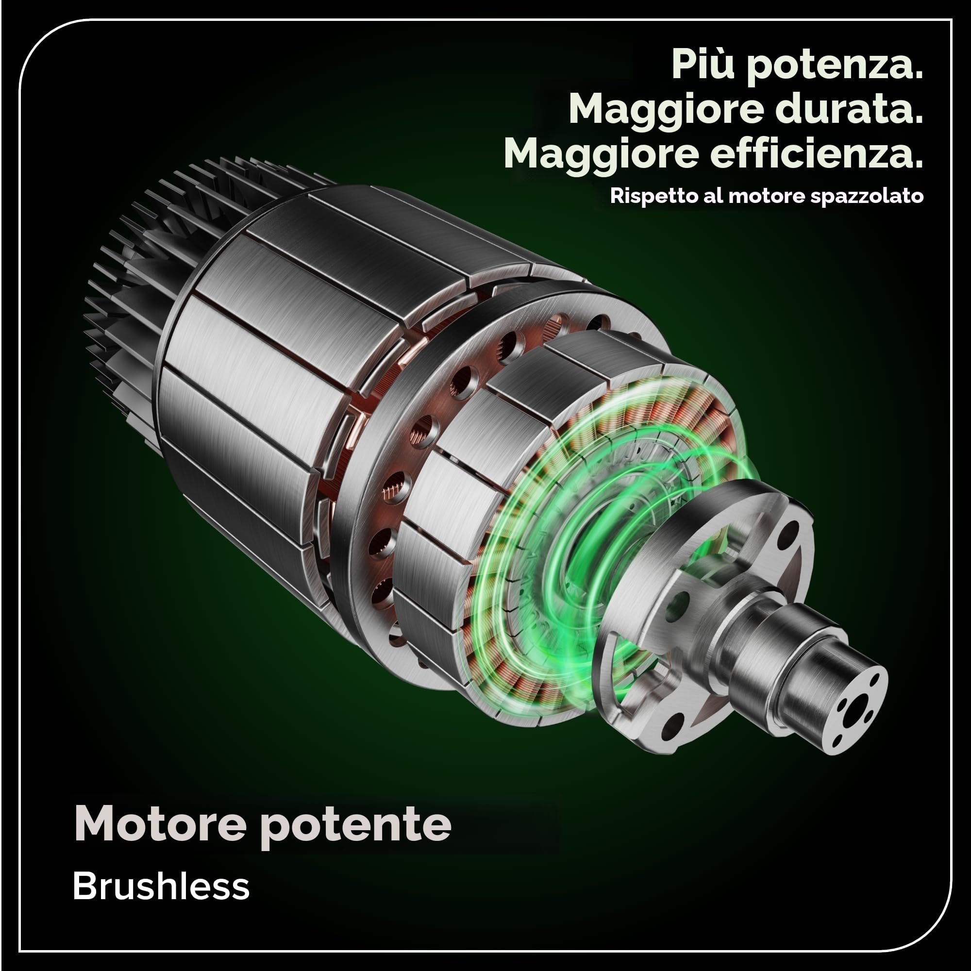 Greenworks 24V Trapano Avvitatore a Batteria 45Nm + 220Nm Avvitatore a impulsi a batteria Brushless, (2) batterie USB-C 2.0Ah (12.000mAh) e caricatore veloce USB-C da 65W (3 porte) CK321