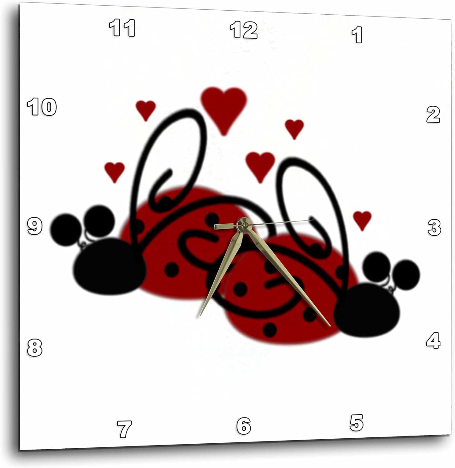dpp _ _ _ _ _ _ _ _ _ _ 124221 tnmgraphics Love  Lady Bugs en el amor  pared relojes