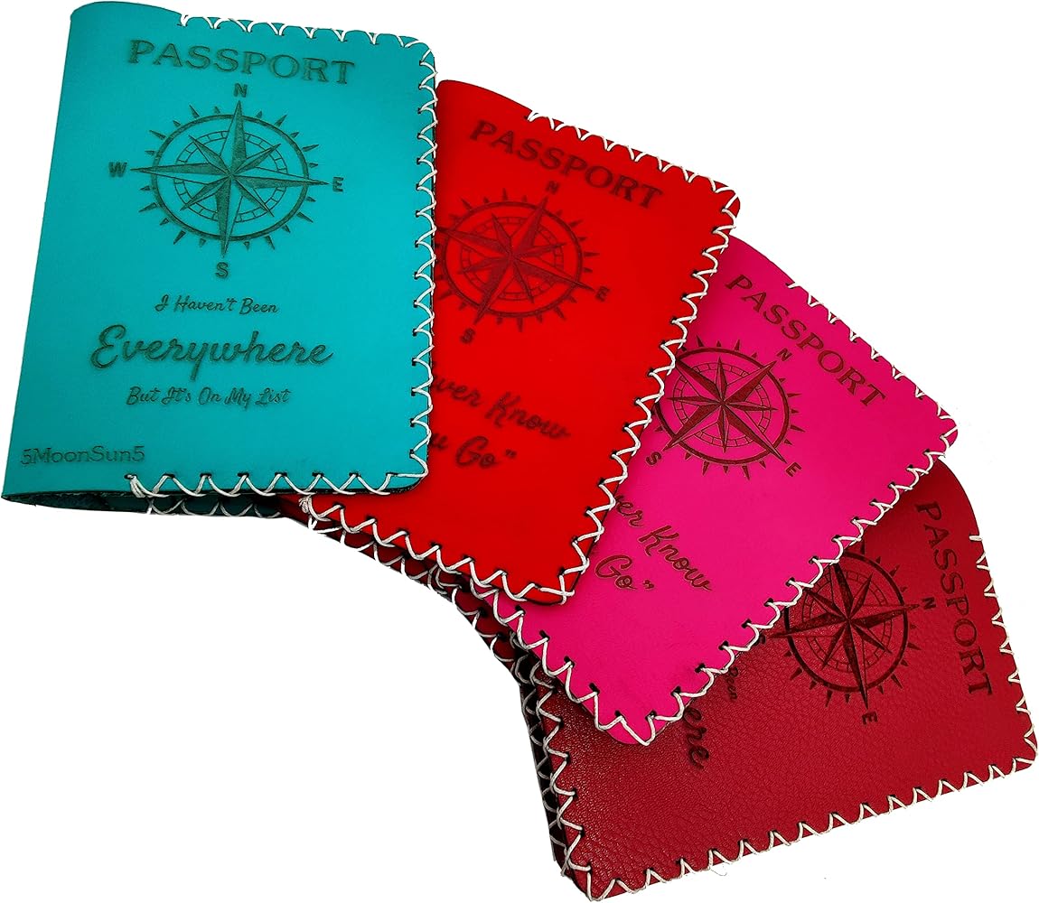 Portefeuille Passeport En Cuir Végétalien – Noir, Protection RFID, Organiseur De Voyage