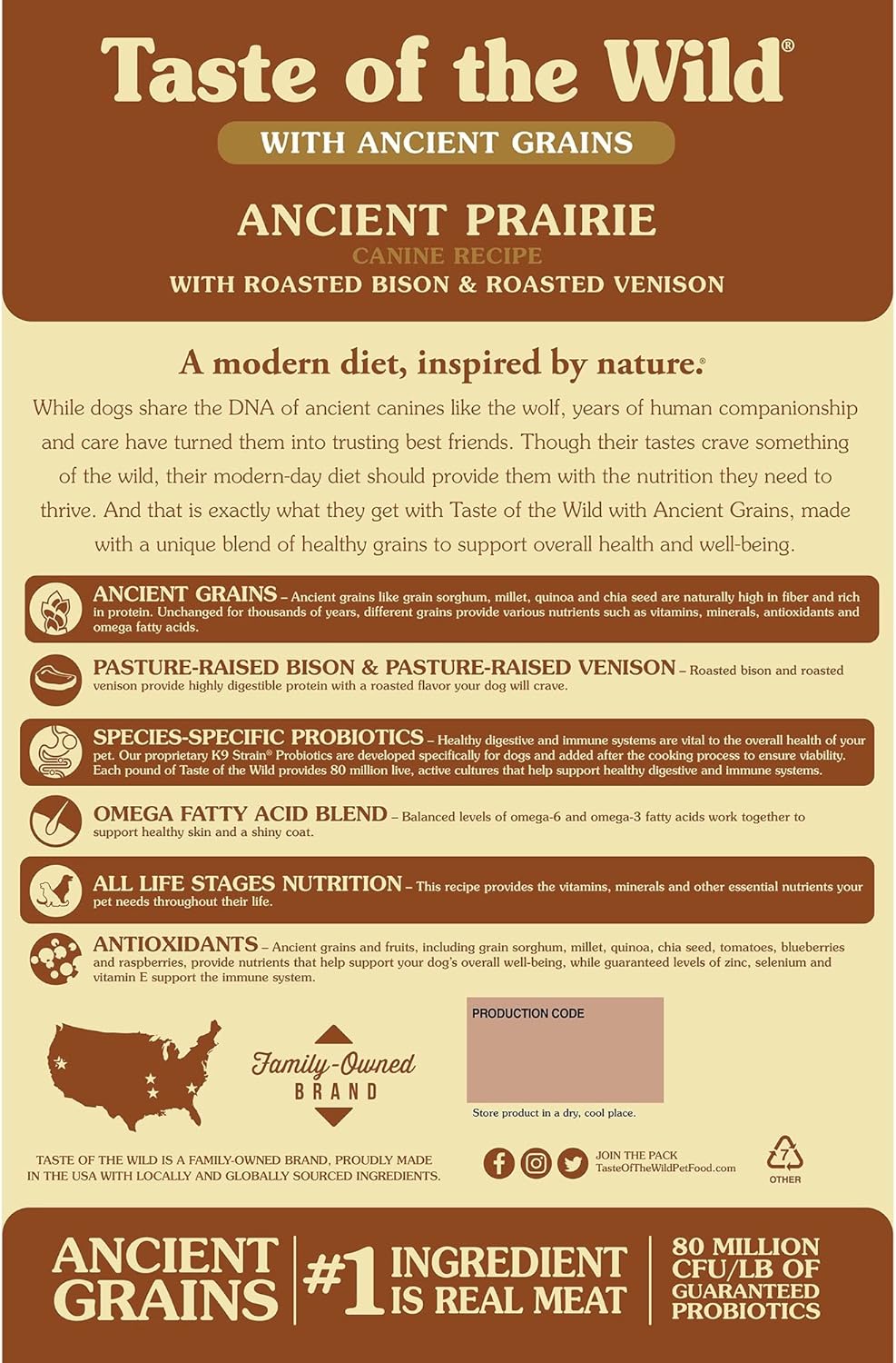 taste of the wild ancient grain