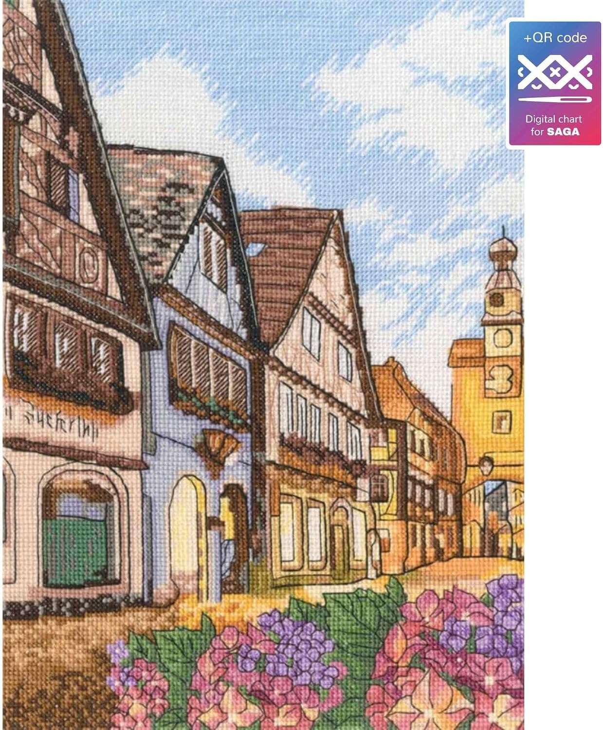 RTO Old Town Street Cross-stitch Kit