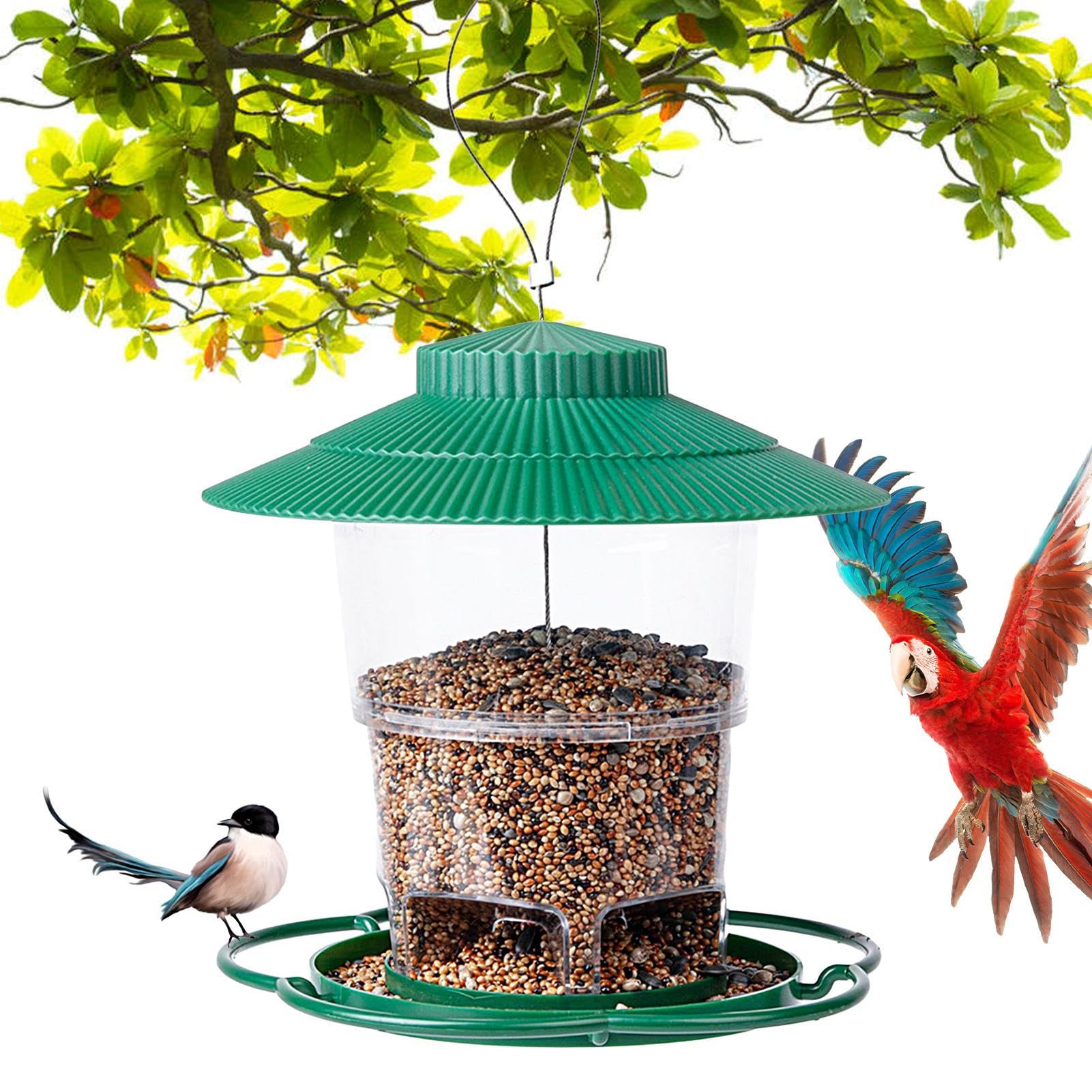 Casetta Per Uccelli Selvatici In Legno Massello - Nido Da Esterno 24x16x21cm, Resistente Alle Intemperie - Foto 7