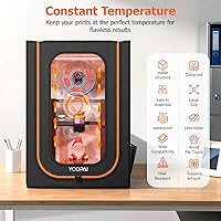 Vista 3 de Cubierta protectora de temperatura constante a prueba de fuego y polvo con iluminación LED para impresora 3D, tienda para Creality Ender 3 V3