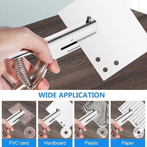 Miniatura 4 de Perforadora de un solo agujero, alcance de 2 pulgadas, perforador de agujero largo portátil de mano resistente, perforador de agujero de aleación de