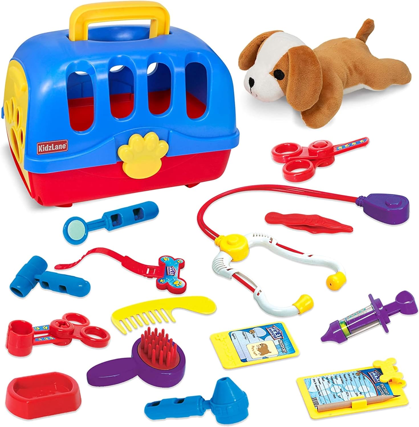Kidzlane Deluxe Veterinarian Kit for Kids and Toddlers