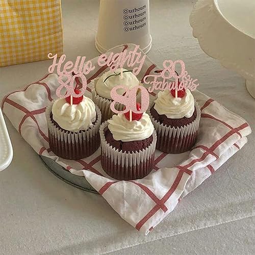 Vista 88 de 30 piezas de decoración para cupcakes de cumpleaños 15 con purpurina Hello 15 Mis membrillo quince dulces 15 dulces 15 decoración de pasteles