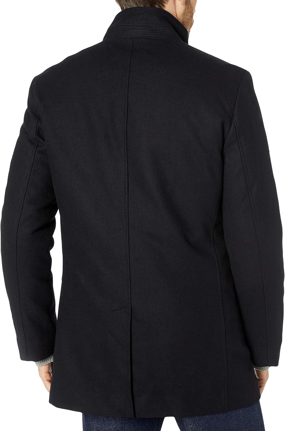 Cole Haan Men's Melton 3-in-1 Wool Jacket With Removable Bib - Image 2