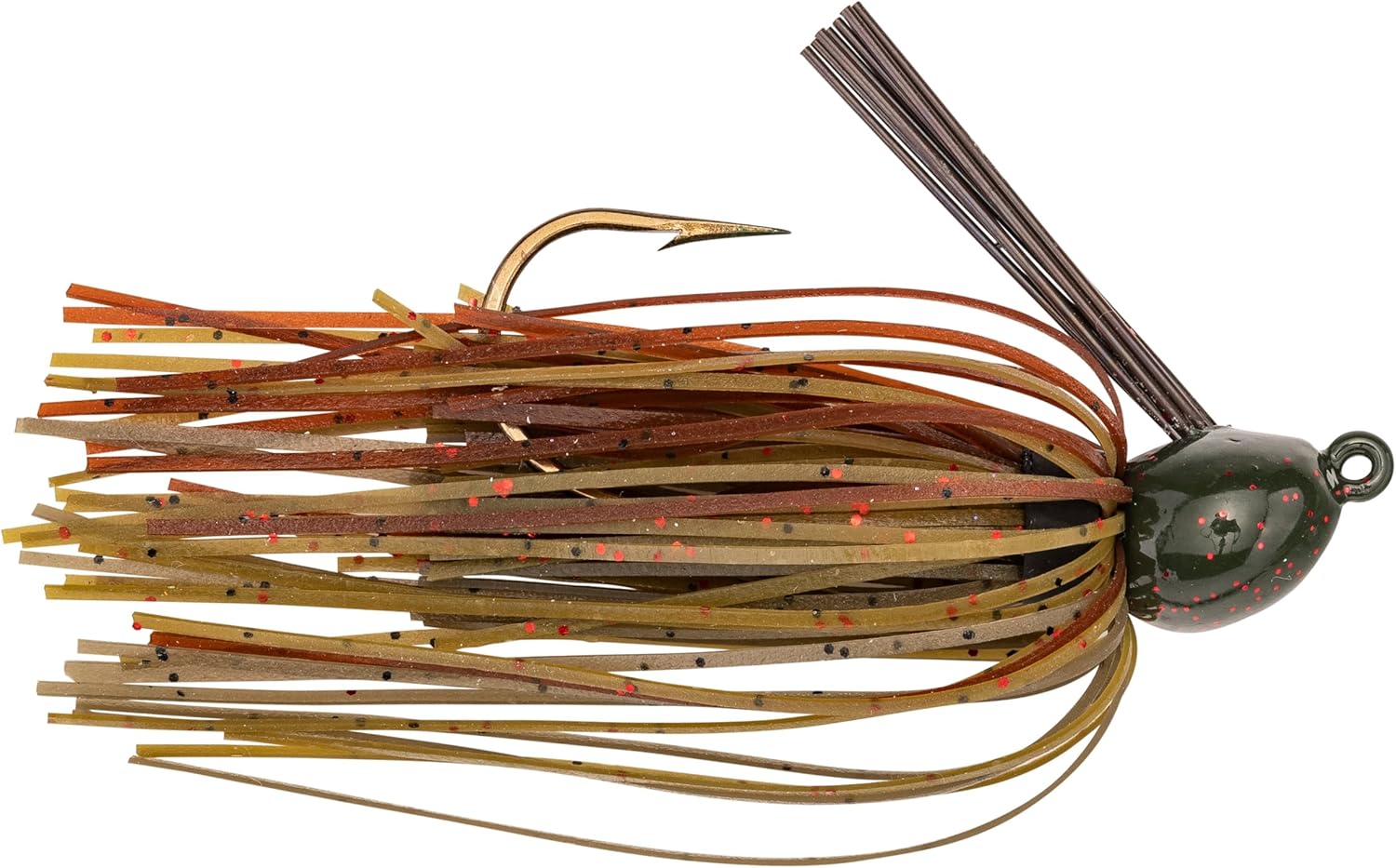 Strike King Bitsy Bug Jig Fishing Lure, Premium Silicone Skirts