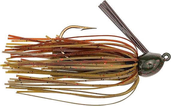 Strike King Bitsy Bug Jig Fishing Lure, Premium Silicone Skirts
