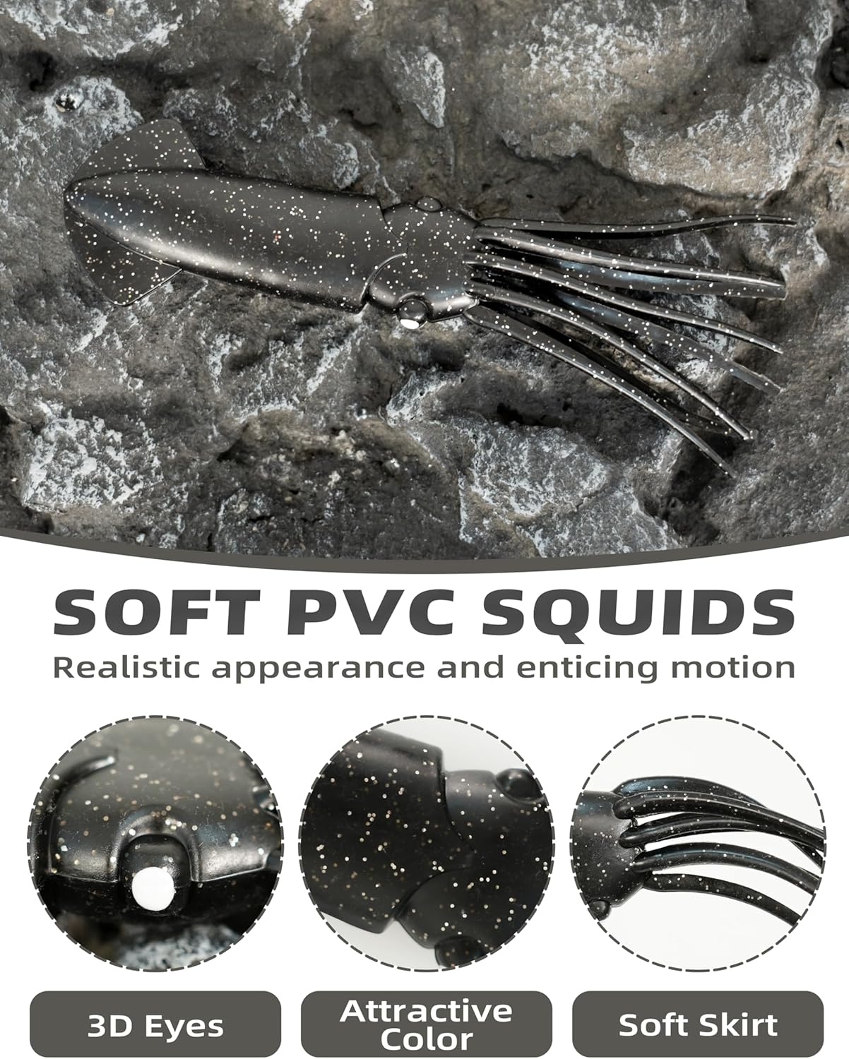 BLUEWING 20"/36"/48" Collapsible/Foldable Fishing Dredge Offshore Fish Teaser Saltwater Trolling Tool with 2.5in Head and 5mm Stainless Steel Rod for Big Game