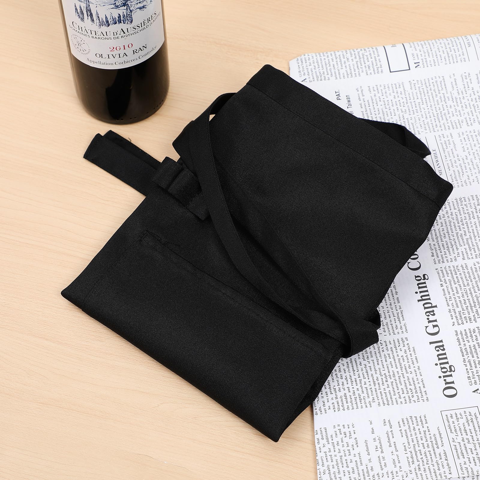 4 Stück pack Küchenschürzen für Damen und Herren Verstellbare Halbschürzen aus Polyestergewebe Maschinenwaschbar und Komfortabel für Hotels und Restaurants