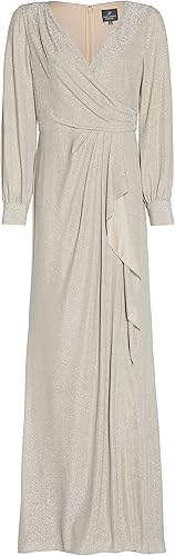 Miniatura 4 de Adrianna Papell Vestido de jersey metálico para mujer