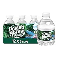 Vista 17 de Poland Spring Media pinta de agua natural de manantial, 8 onzas líquidas (paquete de 48)