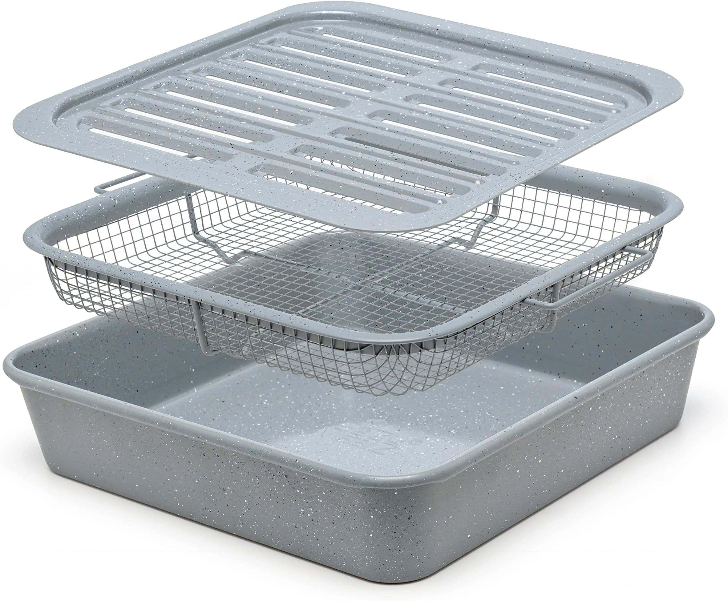 Nordic Ware Broiler Pan, 2Piece Set, Nonstick Baking