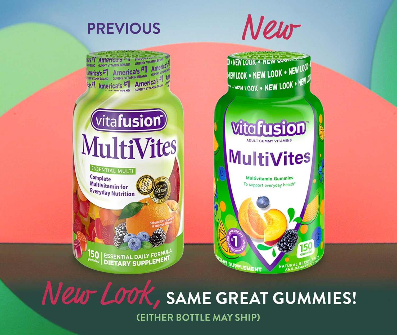 Vitafusion MultiVites Gummy Vitamins, 70ct (Pack of 3)