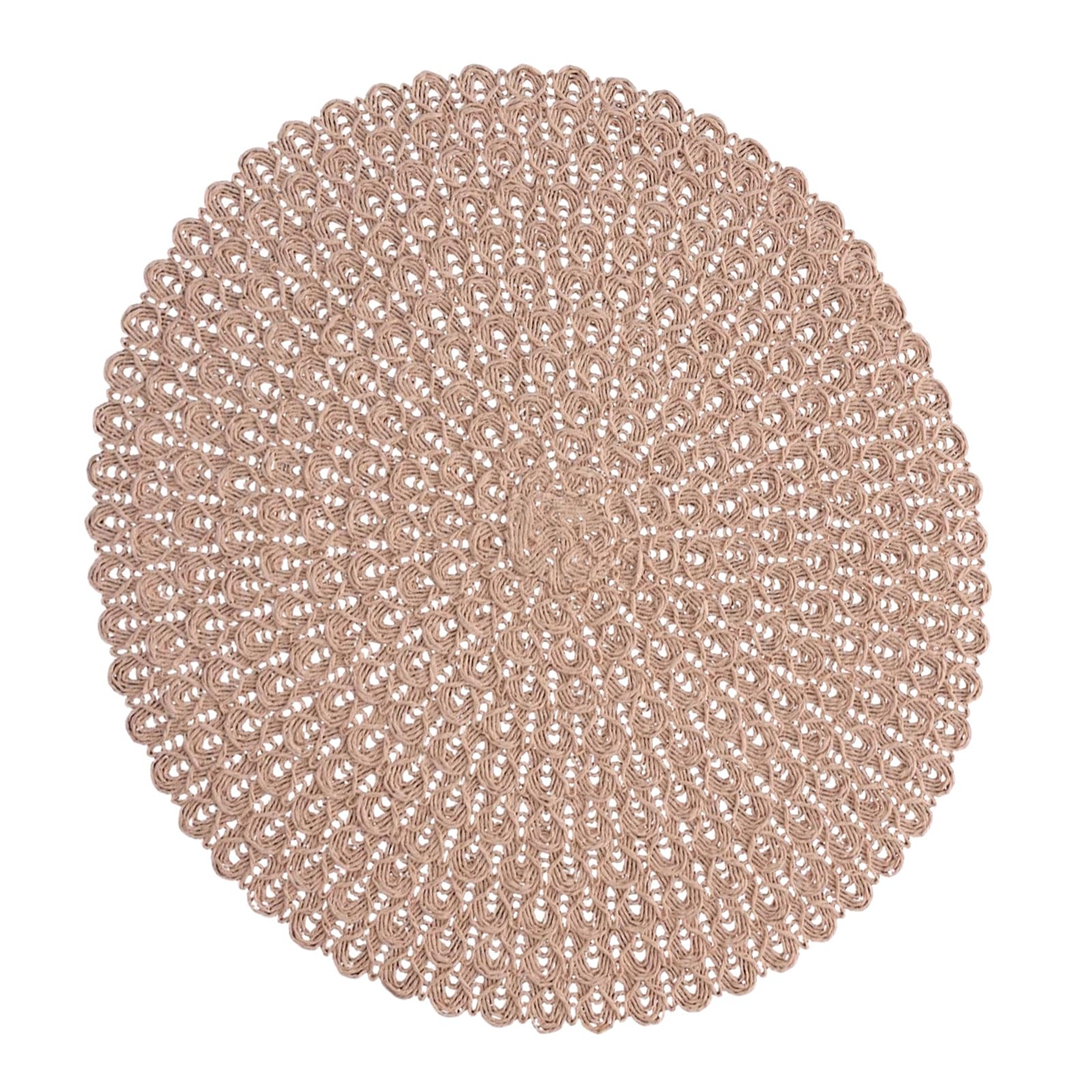 Tsophreniq Round Paper Placemat with Designs for Elegant Table Setting Large 38cm Diameter Large Placemat