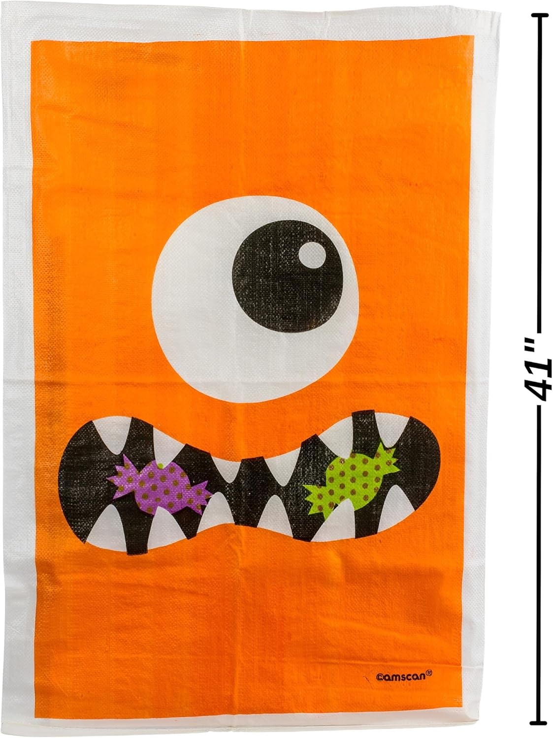 Boo Crew Woven Multicolor Potato Sacks - 41" (Pack of 6) - Extra Durable Racing Sack for Fun & Exciting Outdoor Games - Ideal Party Activity for Kids & Adults
