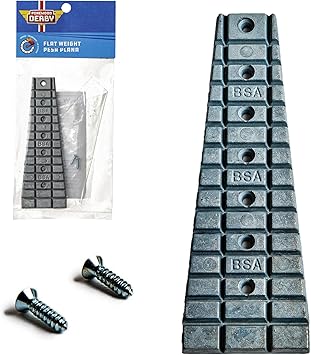 Pinewood Derby Flat Weights