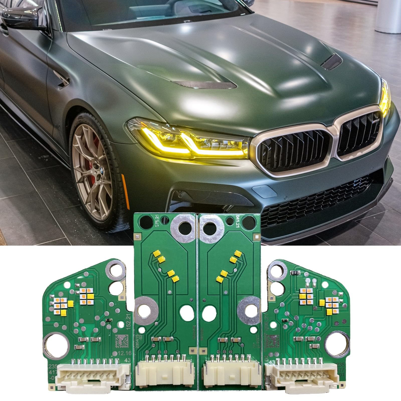 Amazon.com: CSL Yellow Angel Eye DRL LED Boards Fit For 2020 2021