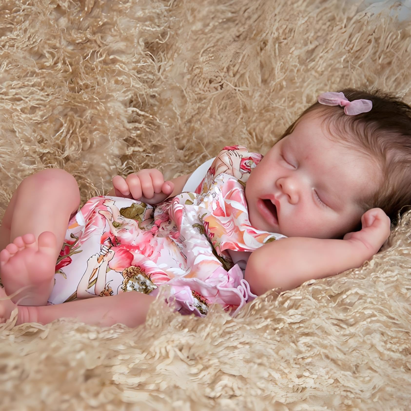 Śpiące lalki Reborn Baby Dolls silikonowe na całe ciało, 45 cm, realistyczne lalki niemowlęce, miękkie, winylowe, realistyczne, noworodki, lalka z akcesoriami do zabawek