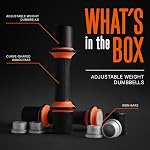 SQUATZ 4.41 lbs. Dumbbell Weight Set - Adjustable Weight All-in-One Versatile Dumbbells for Women, Non-Slip Neoprene Ideal for Common Movement and Multi Functional Exercise, Home Gym Training