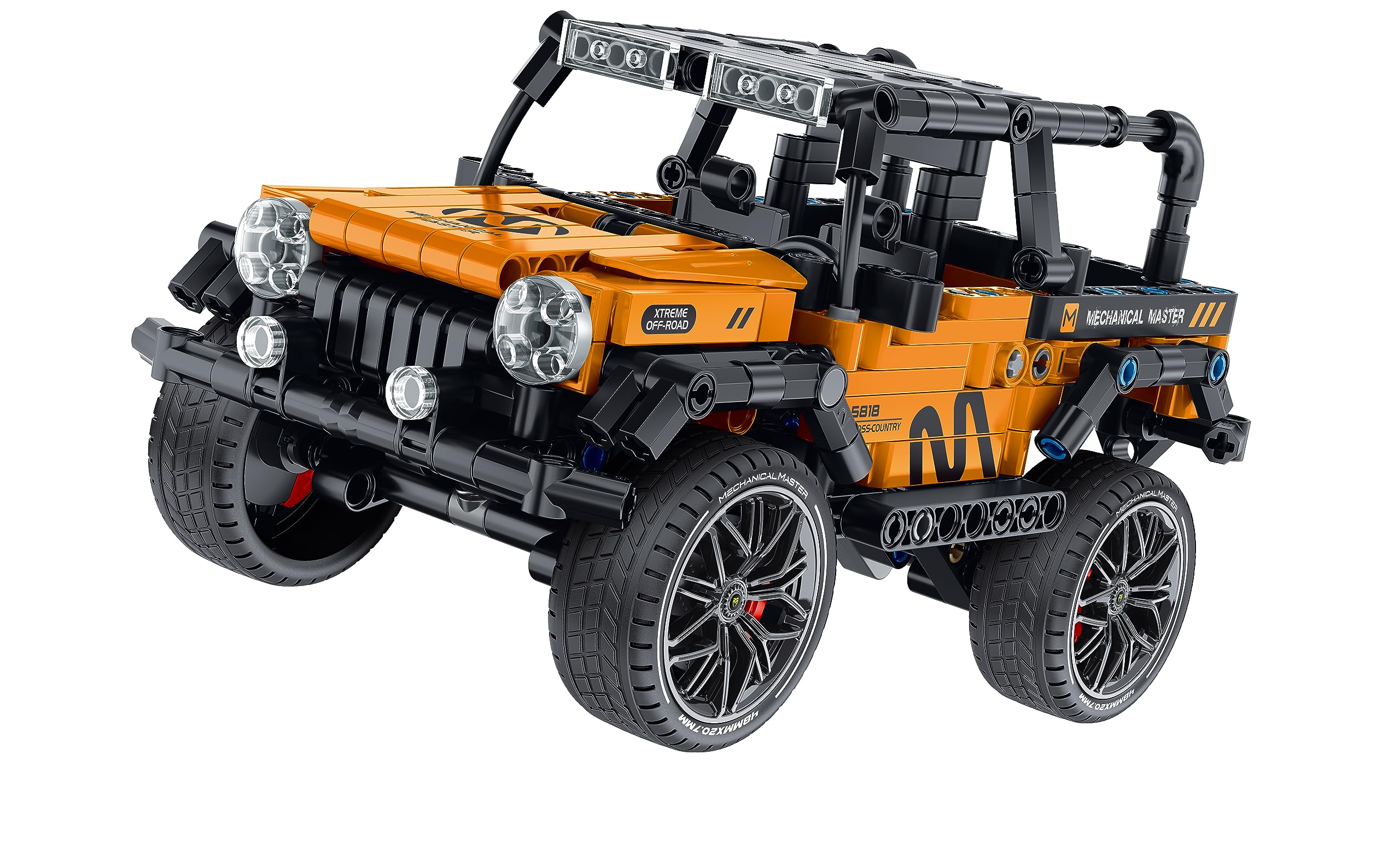 iM.Master 434-Piece Pull-Off Road Vehicle Orange, 2,400.6 cubic centimeters