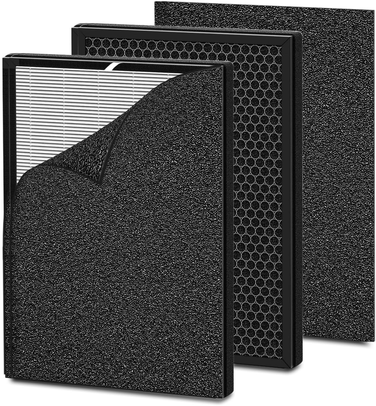 Air Filter Compatible with HEAPETS MPHELW-P339 Air Purifier,3-in-1,H13 Filter 3-Stage Filtration,2PACK