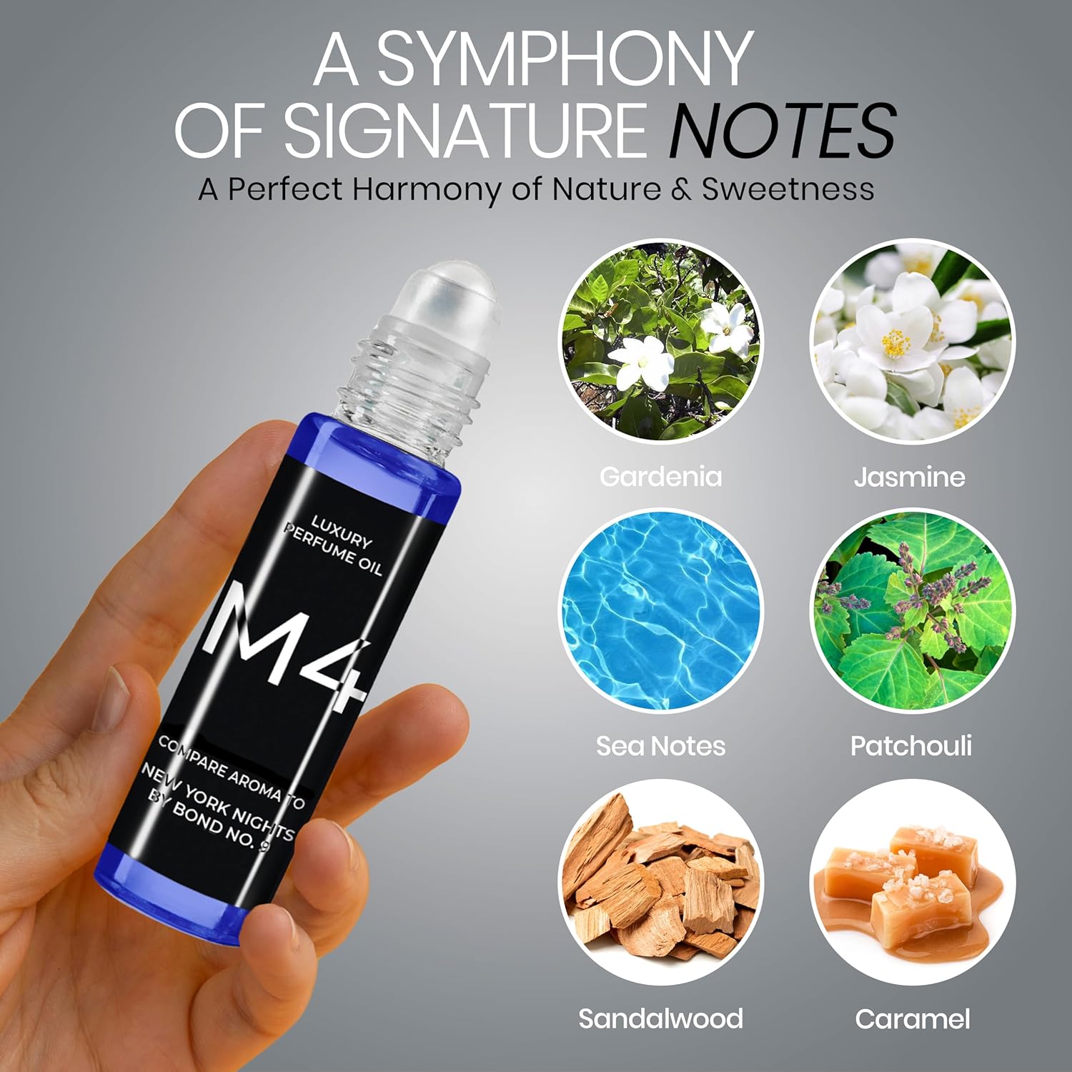 M Series Impression Perfume Oil Roll on – Travel Friendly Cologne for Men Formula Based on Iconic Designer & Luxury Scents, Long Lasting Men’s Fragrances (10ml, (M4))