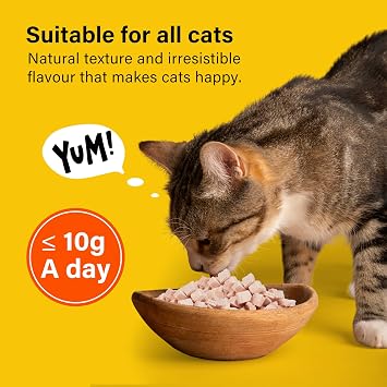 1 lb Freeze Dried Chicken Breast Cat Treats 100% Natural Chicken Nibbles Allergen-Free & Hypoallergenic for Indoor Cats & Outdoor Nutritious Grain Free for Cats 454g