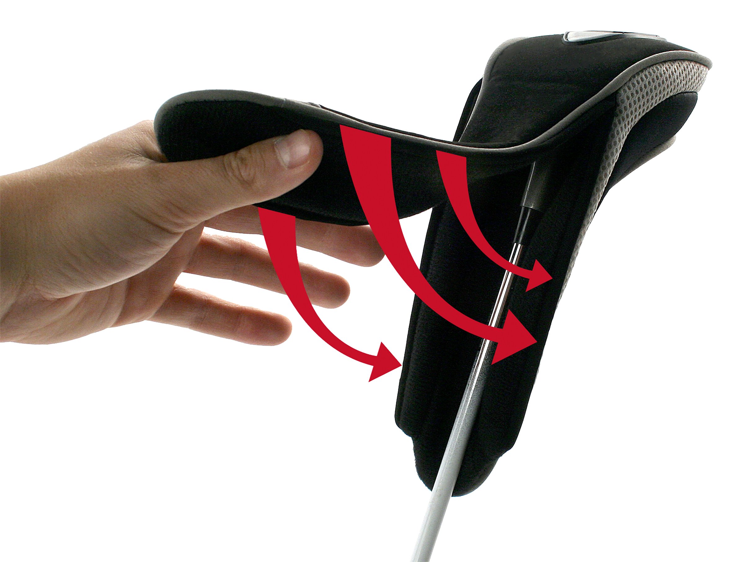 Easy Loader Hybrid Magnetic Golf Club Headcover by ProActive Sports (Black)