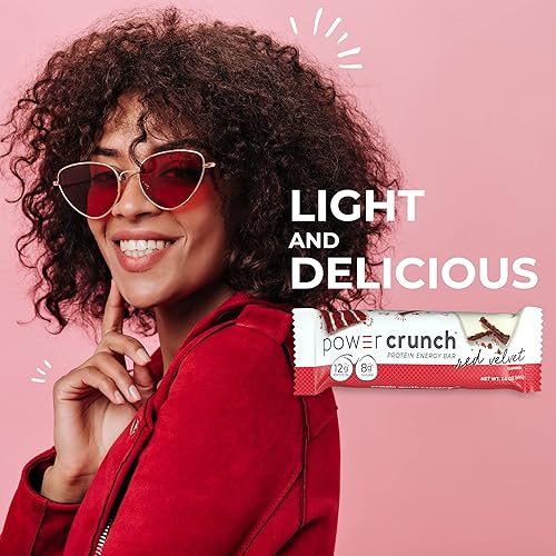 Miniatura 4 de Power Crunch - Barra energética de proteínas sabor red velvet 12 unidades
