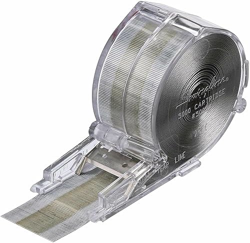 Vista 8 de Swingline Cartucho de grapas premium, 5,000 grapas/cartucho, longitud de pierna de 3/8 pulgadas, grapas sin atascos para grapadora Swingline