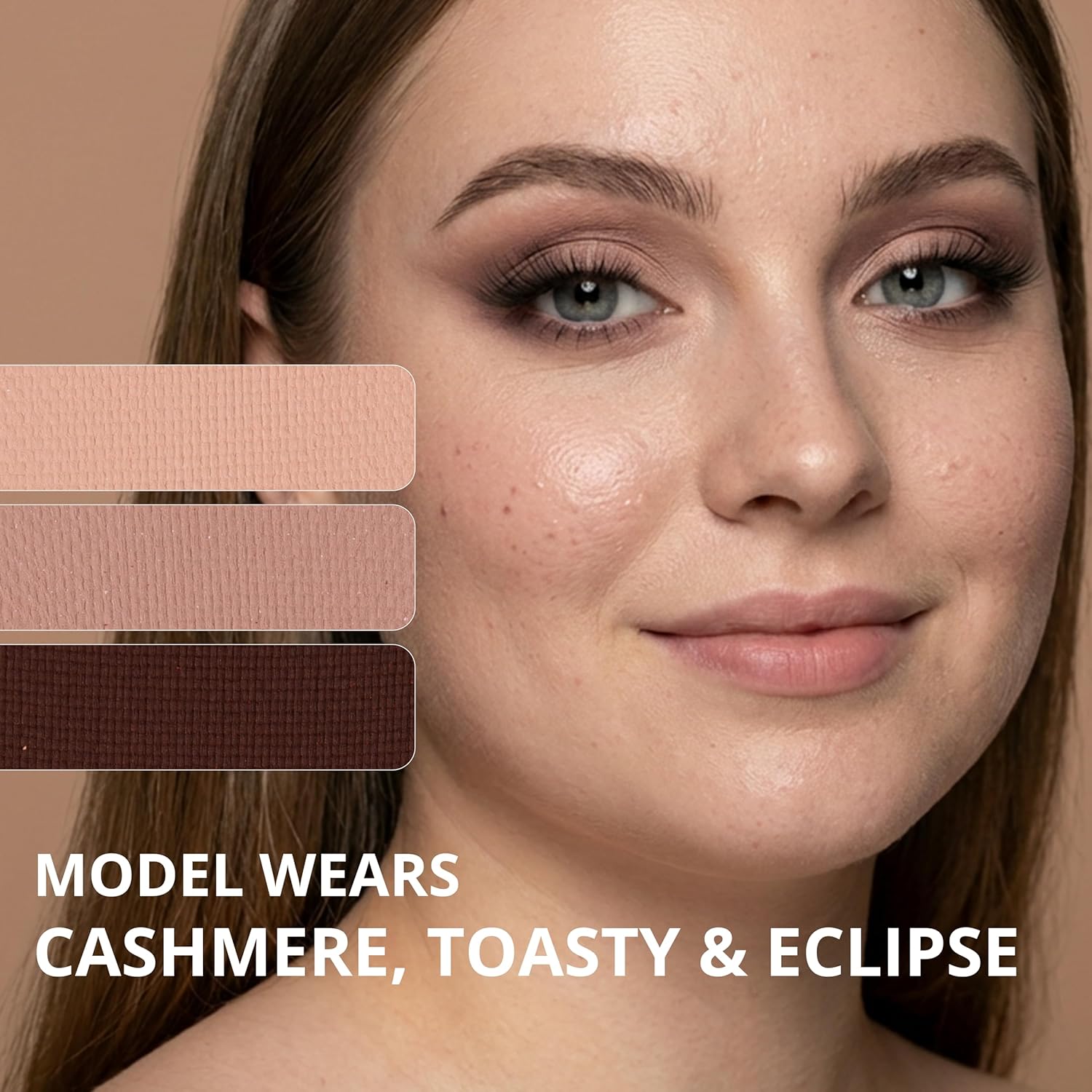 Lamora Nude Eyeshadow Palette - 12 Soft Pink Rose Shadows, Multi-Use Eye Makeup Palette with Matte & Shimmer Finishes, Ultra-Blendable Everyday Neutrals, Long-lasting Wear, Travel Makeup with Mirror - Image 10