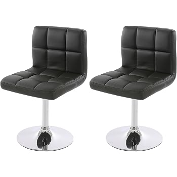 Mendler 2x Esszimmerstuhl Drehstuhl Stuhl Kavala Kunstleder Chrom Schwarz Amazon De Kuche Haushalt