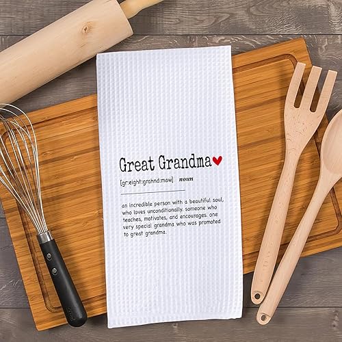 Miniatura 3 de XUISWELL Toallas de cocina para la abuela, regalos para la abuela, cumpleaños de la abuela, regalos para la bisabuela, los mejores regalos para la