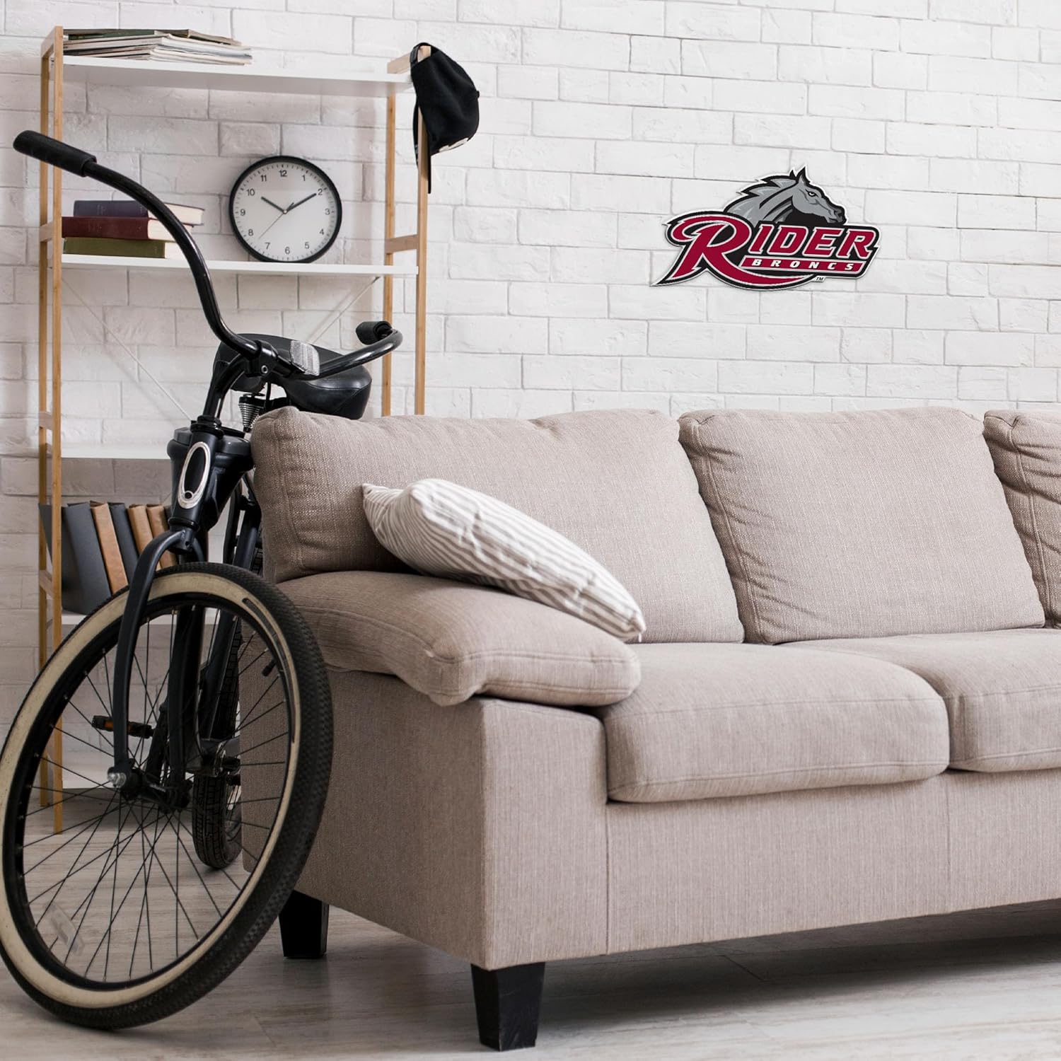 Rico Industries NCAA Rider Broncs Shape Cut Pennant - Home and Living Room Décor - Soft Felt EZ to Hang - Image 3