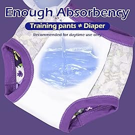 BIG ELEPHANT Potty Training Underwear, 100% Cotton Absorbent Unisex Toddler Pee Pants for Boys & Girls, 12-24 Months