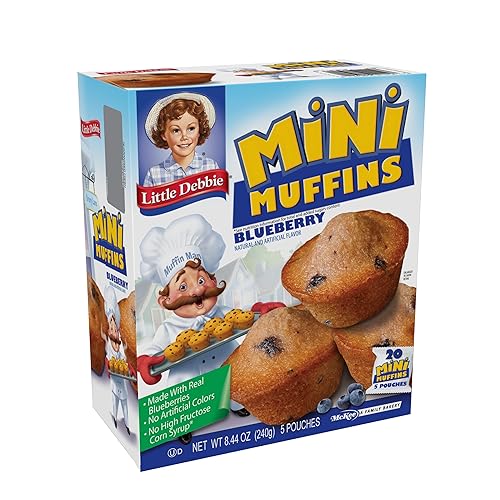 Miniatura 9 de Little Debbie Mini magdalenas con chispas de chocolate, bolsas de 40 a 1.7 onzas (8 cajas)