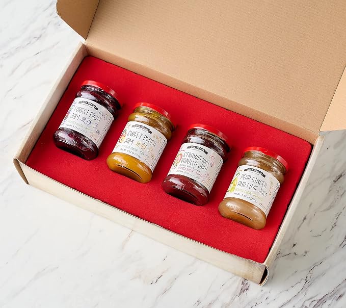 Old World Quality Foods Jam Assortment 4CT/ 9.52oz each