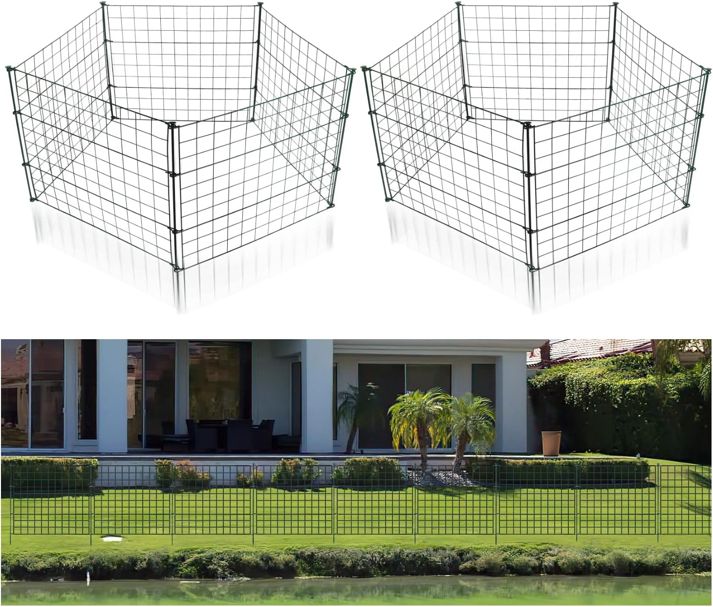 Kit De 4 Panneaux De Clôture Pour Tortue Terrestre - Enclos Extérieur Modulable Pour Jardin